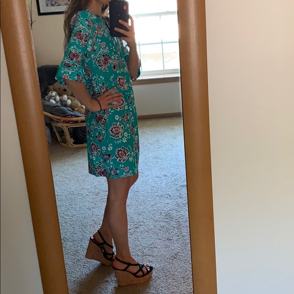 Aryeh Dresses Anthropologie Aryeh Tealturquoiseaqua Dress Poshmark